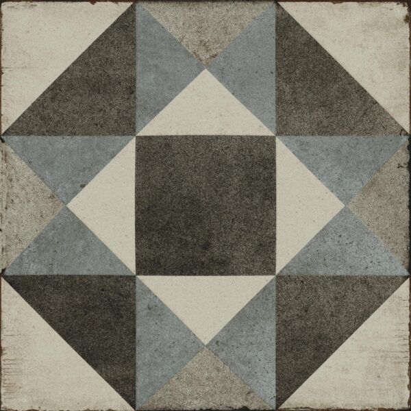 8" x 8" Quartetto Cool Figura Floor Tile Deco Square Matte - Image 5
