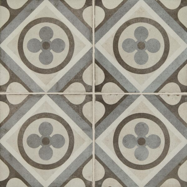 8" x 8" Quartetto Cool Petalo Floor Tile Deco Square Matte