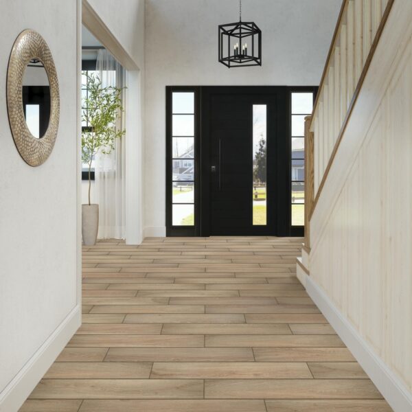 6" x 36" Revo Tile Toasted Pecan Floor Tile Plank Matte - Image 3