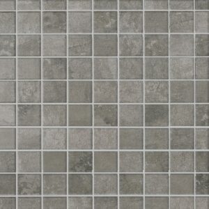 2" x 2" Slate Attache Meta Dark Gray Mosaic Tile Rectangle Straight Joint Matte
