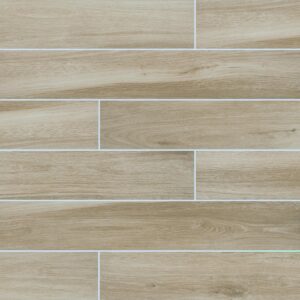 6" x 36" Saddle Brook Oak Trail Floor Tile Plank Matte
