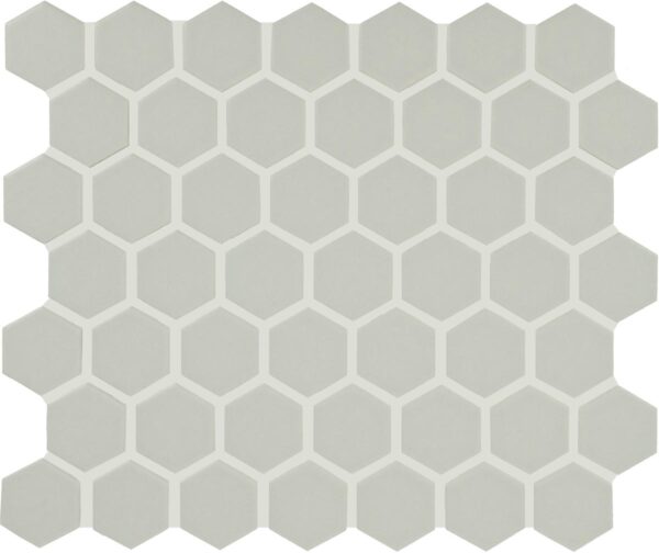 1.5" x 1.5" Color Wheel Mosaic Matte Desert Gray Mosaic Tile Rectangle Hexagon Matte - Image 6