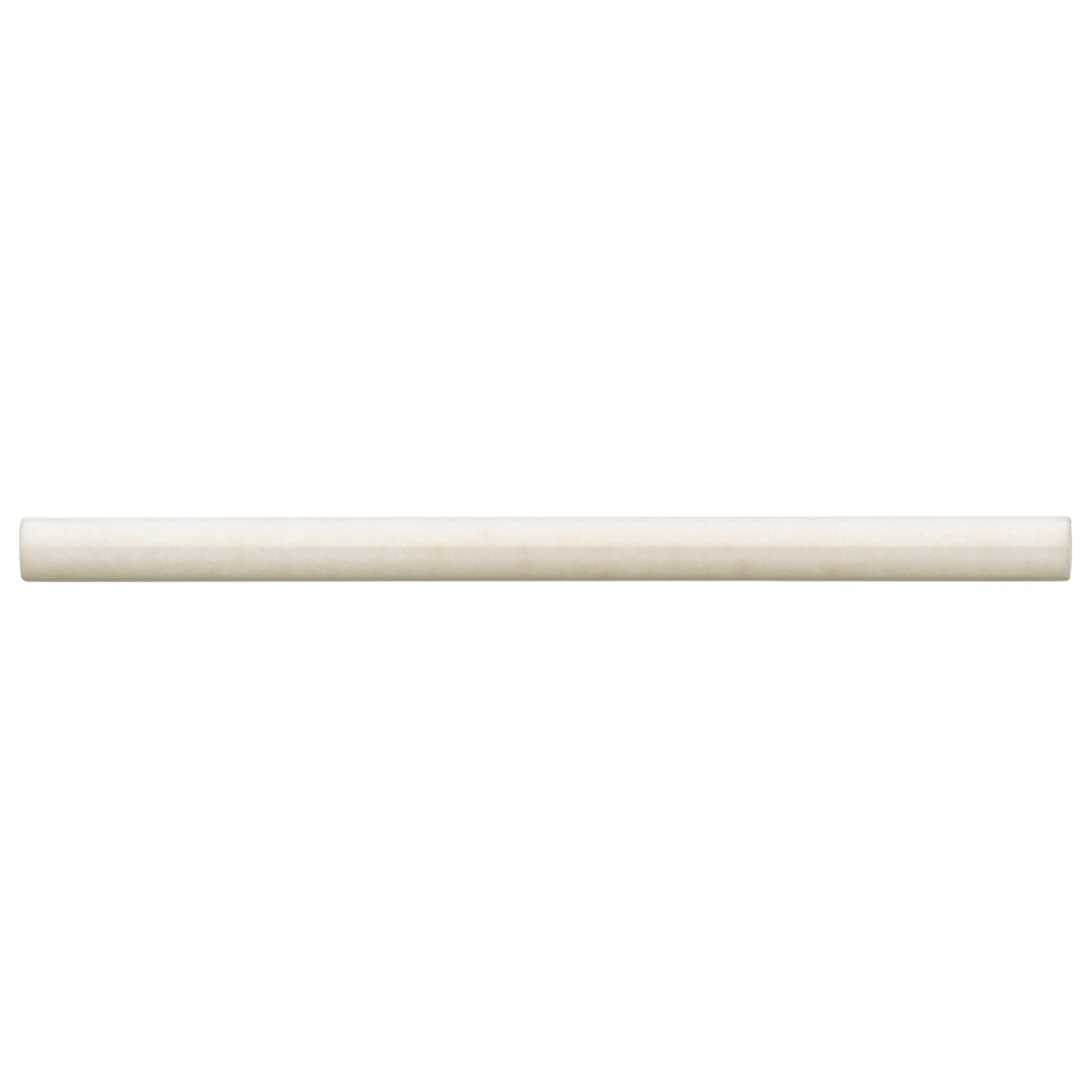 Cloe 0.5" x 8" Ceramic Jolly Miter Edge in Creme