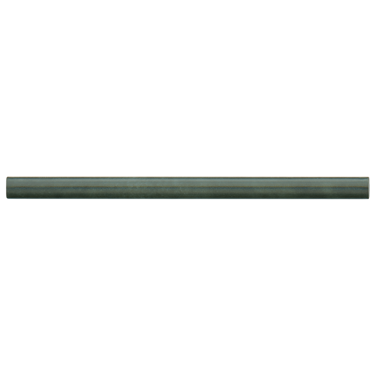 Cloe 0.5" x 8" Ceramic Jolly Miter Edge in Green