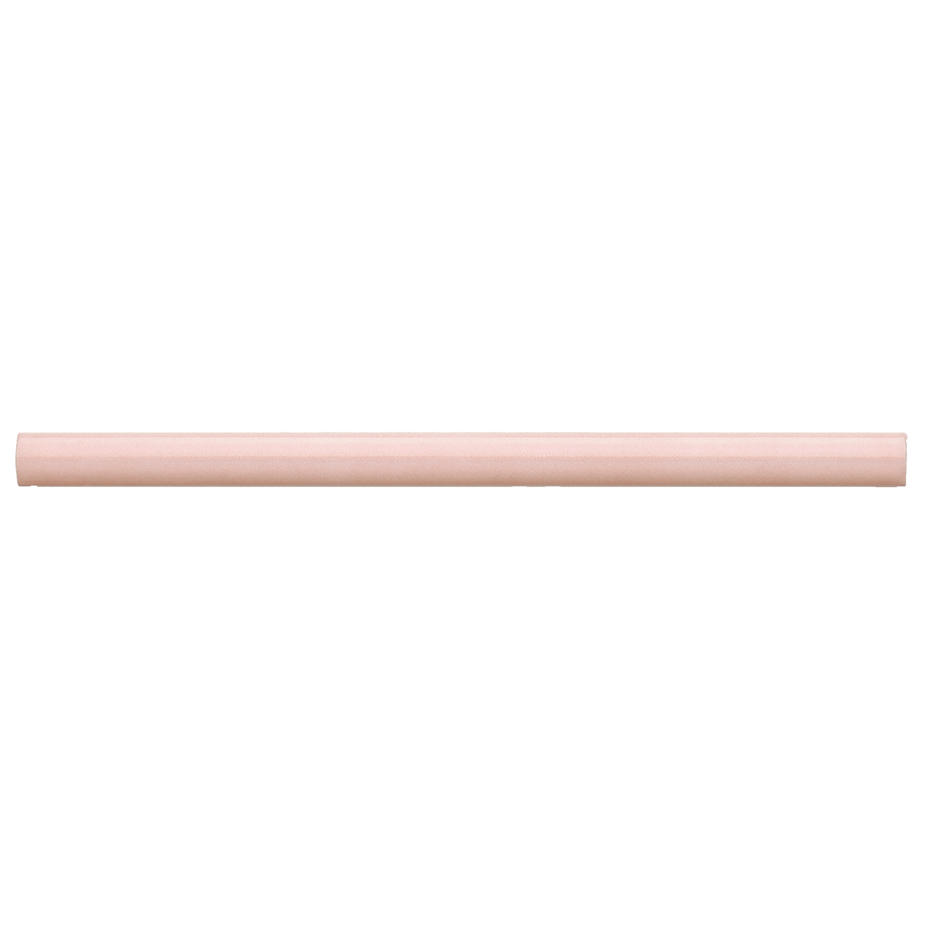 Cloe 0.5" x 8" Ceramic Jolly Miter Edge in Pink