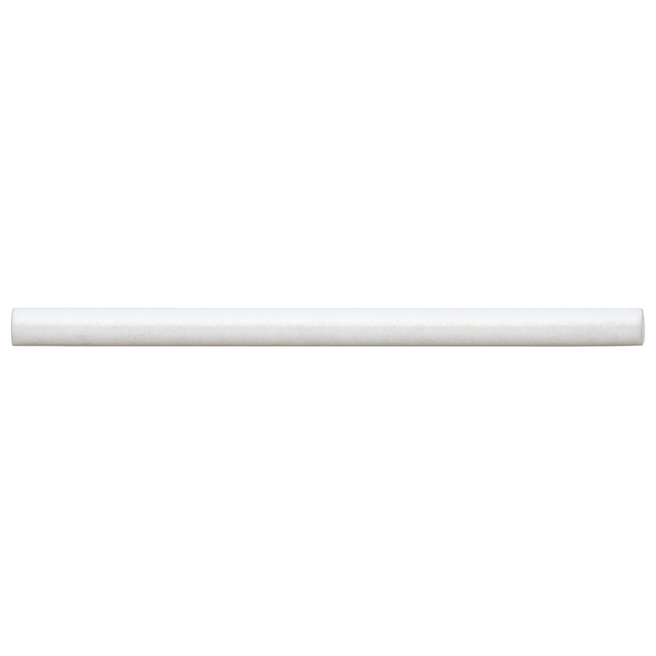 Cloe 0.5" x 8" Ceramic Jolly Miter Edge in White