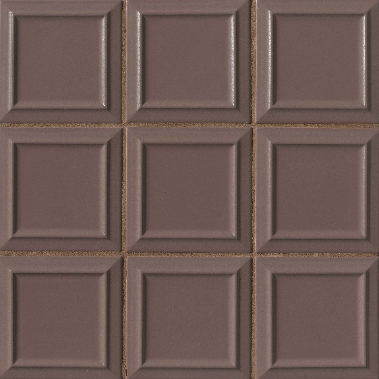 Costa Allegra 6" x 6" Matte Ceramic Pacifico Deco Tile in Timber