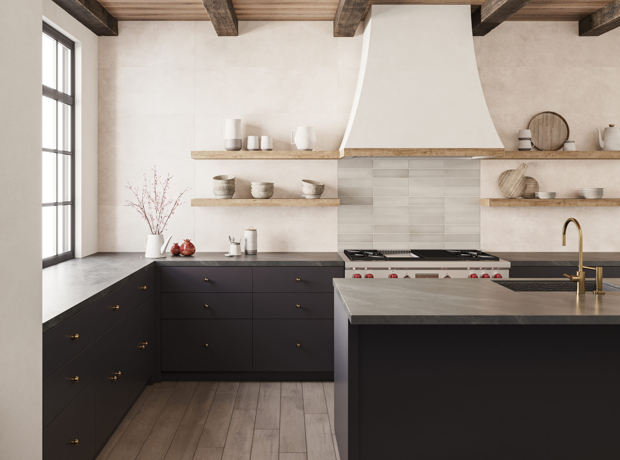 Titus 2.0 6"x36" Matte Porcelain Tile in Camel