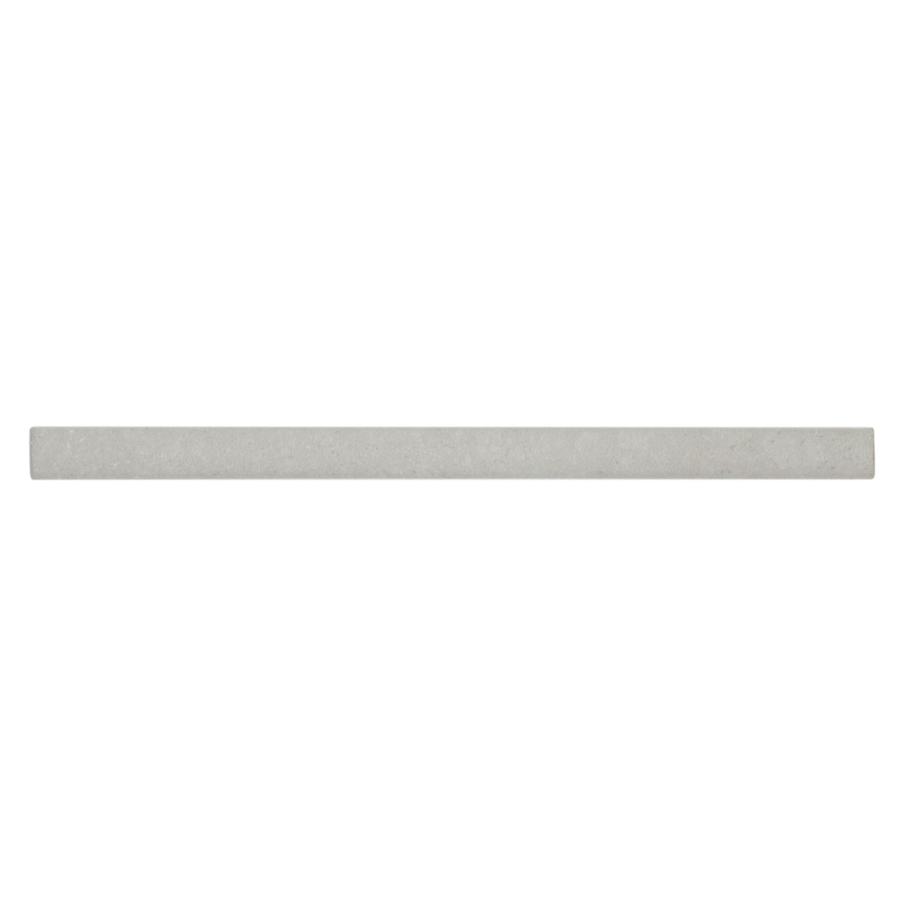 Makoto .5" x 8" Matte Ceramic Jolly Miter Edge Trim in Kumo Grey