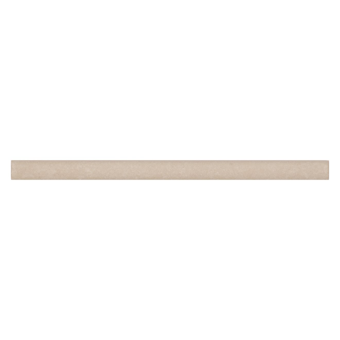 Makoto .5" x 8" Matte Ceramic Jolly Miter Edge Trim in Tatami Beige