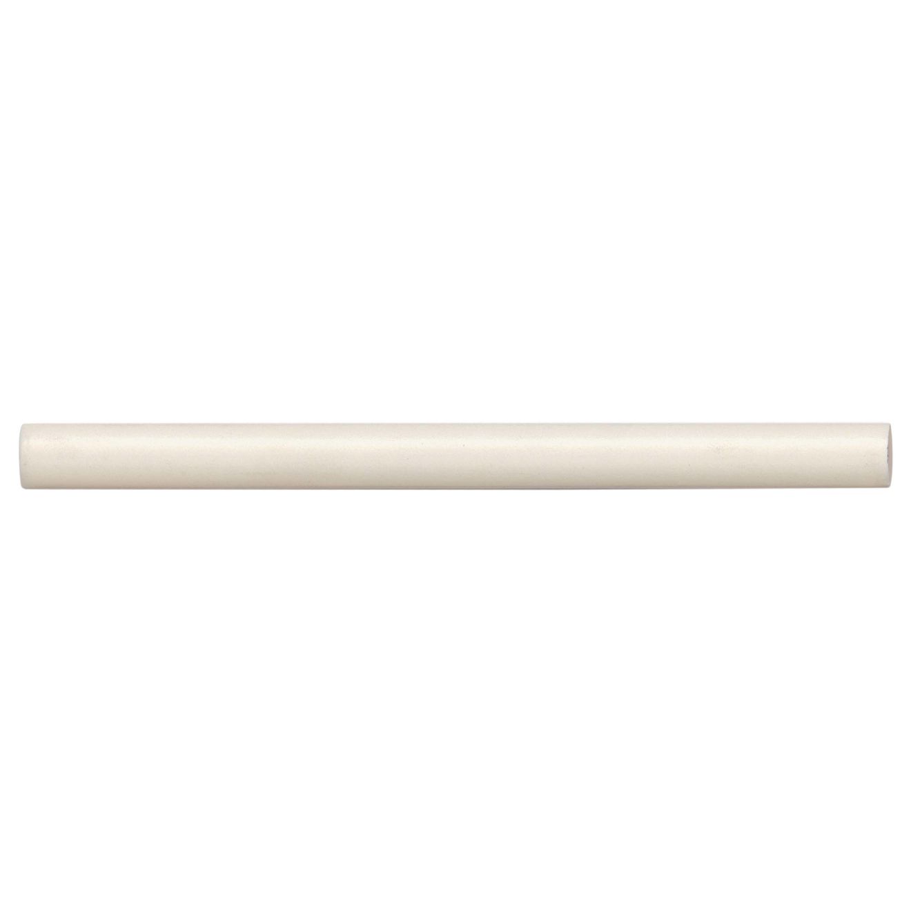 Reine 0.5" x 8" Jolly Miter Edge Ceramic Trim in Ivory