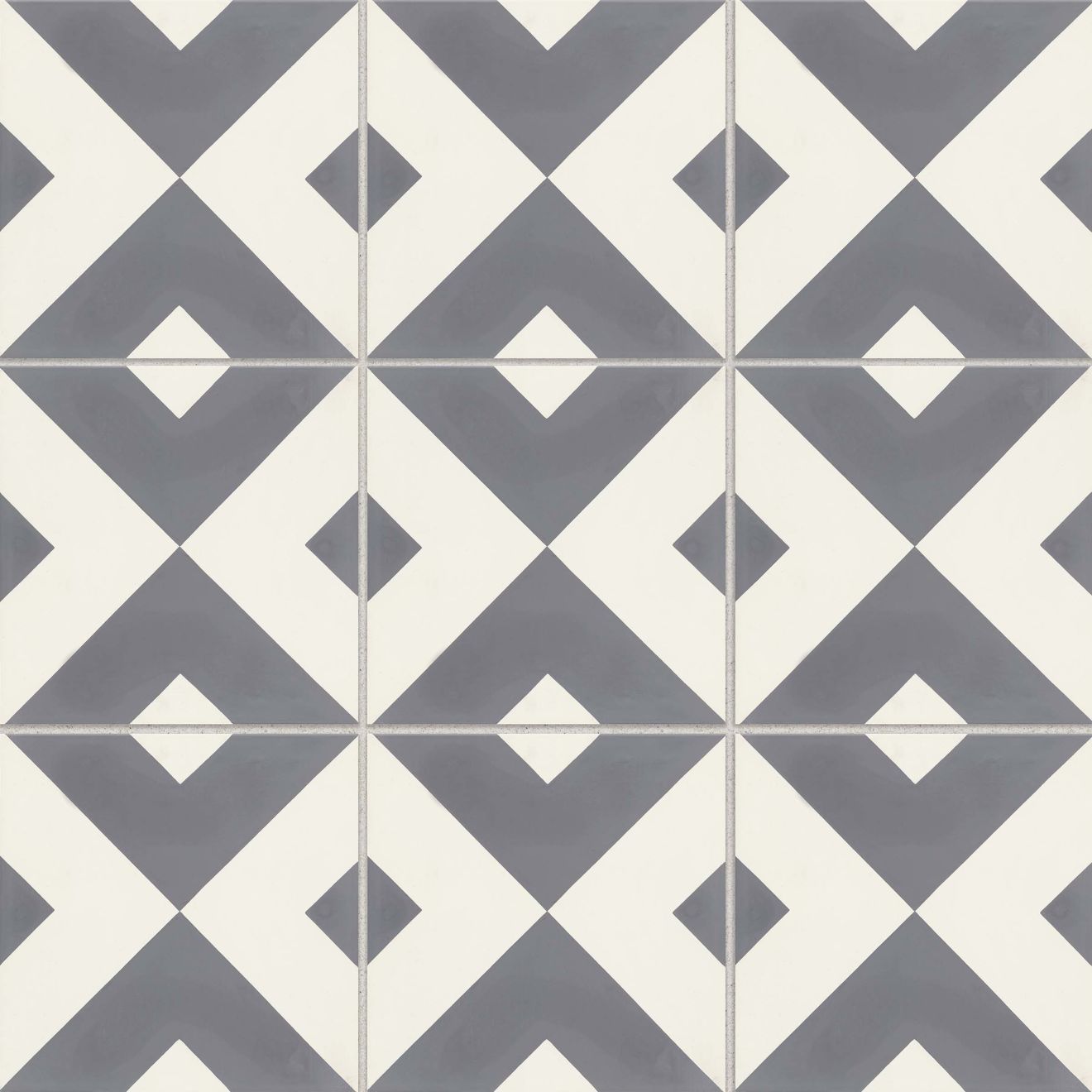 Remy 8" x 8" Matte Decorative Cement Tile in Frame