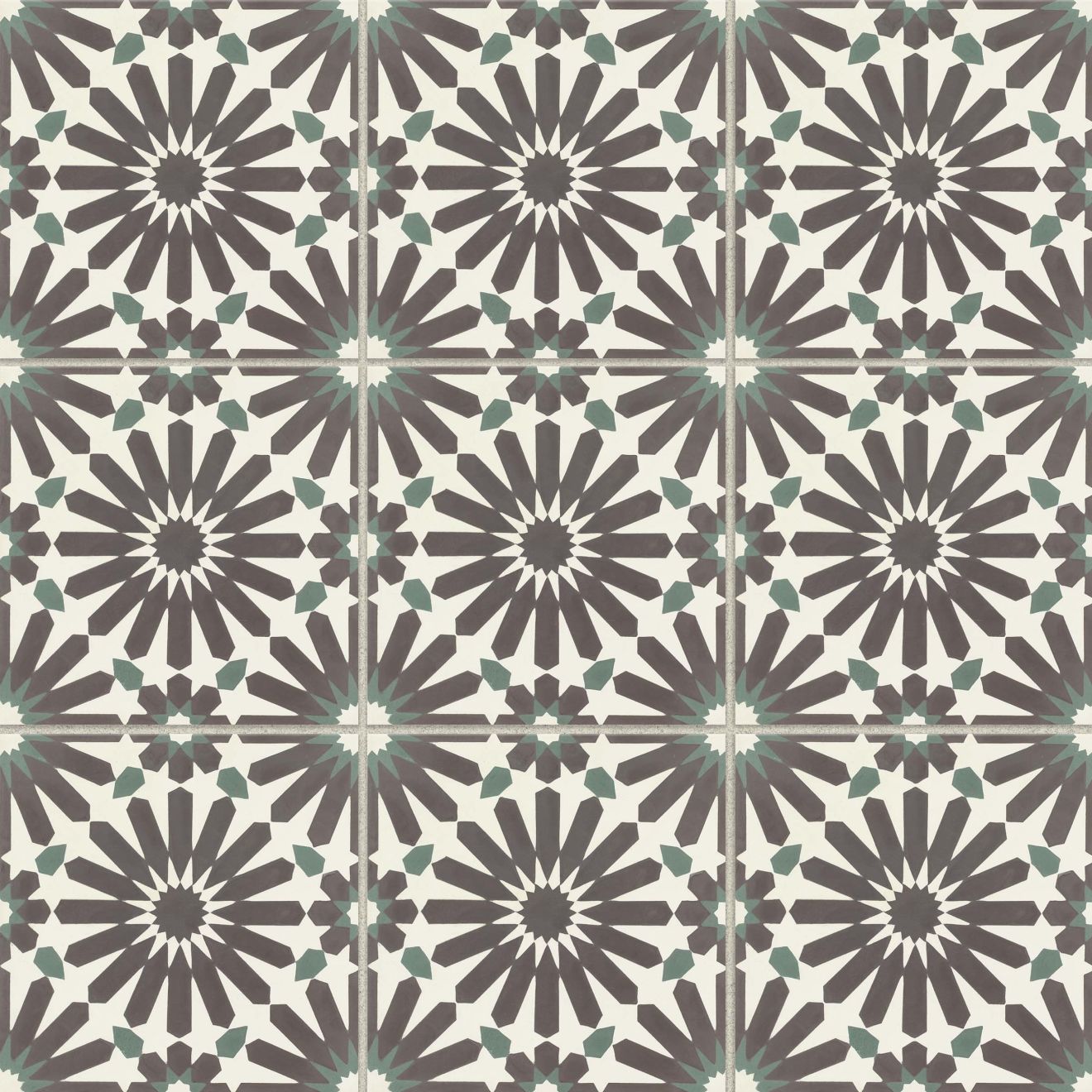 Remy 8" x 8" Matte Decorative Cement Tile in Remix