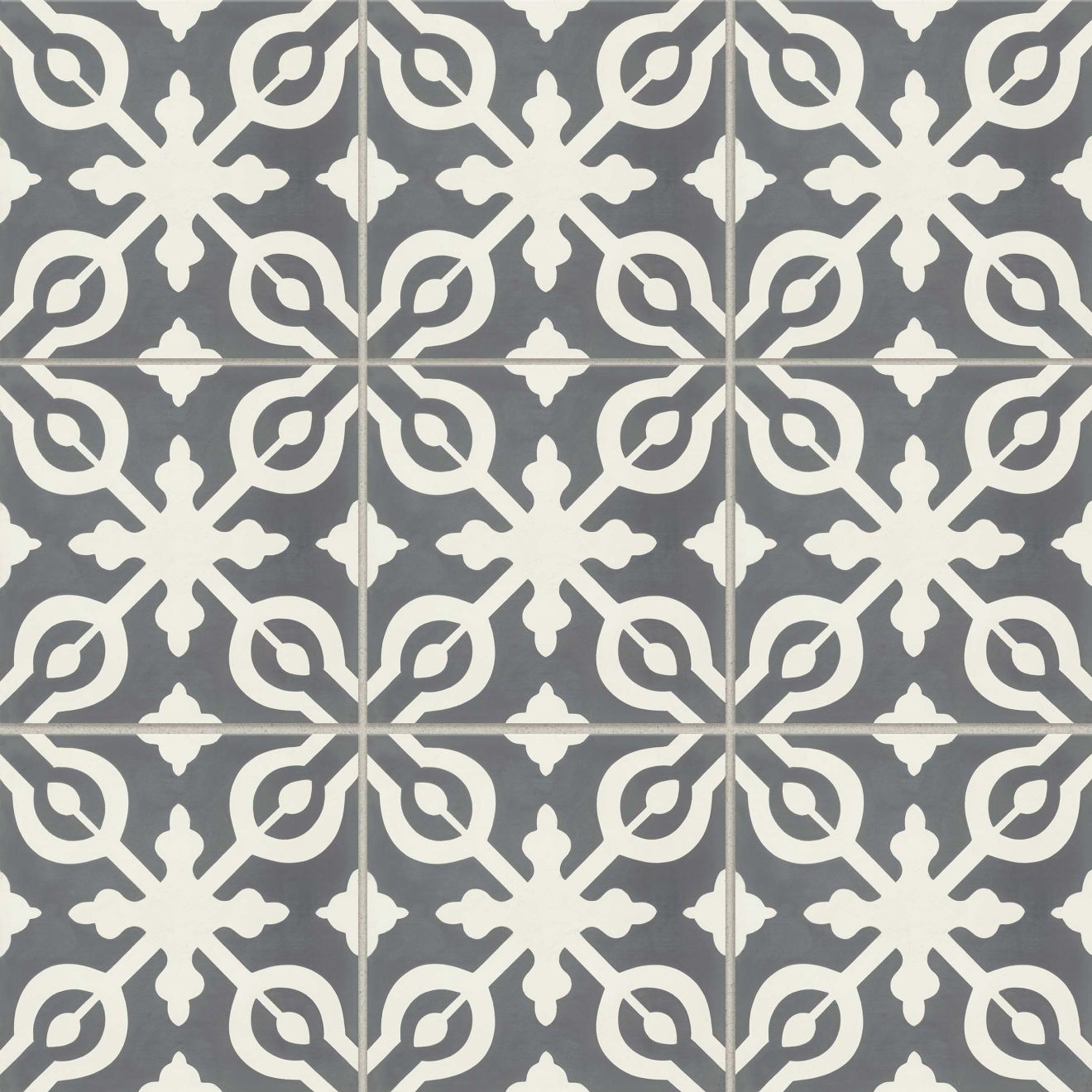 Remy 8" x 8" Matte Decorative Cement Tile in Soffia