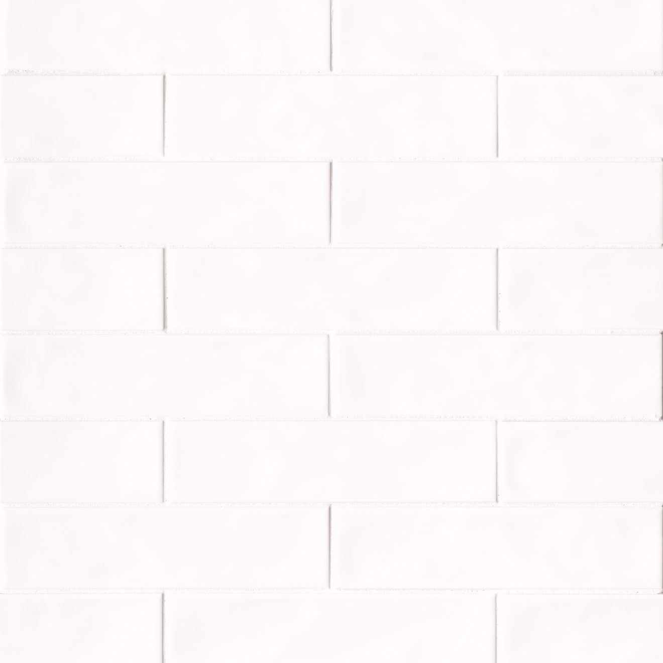 Sorrento 2.5" x 10.25" Ceramic Wall Tile in Bianco