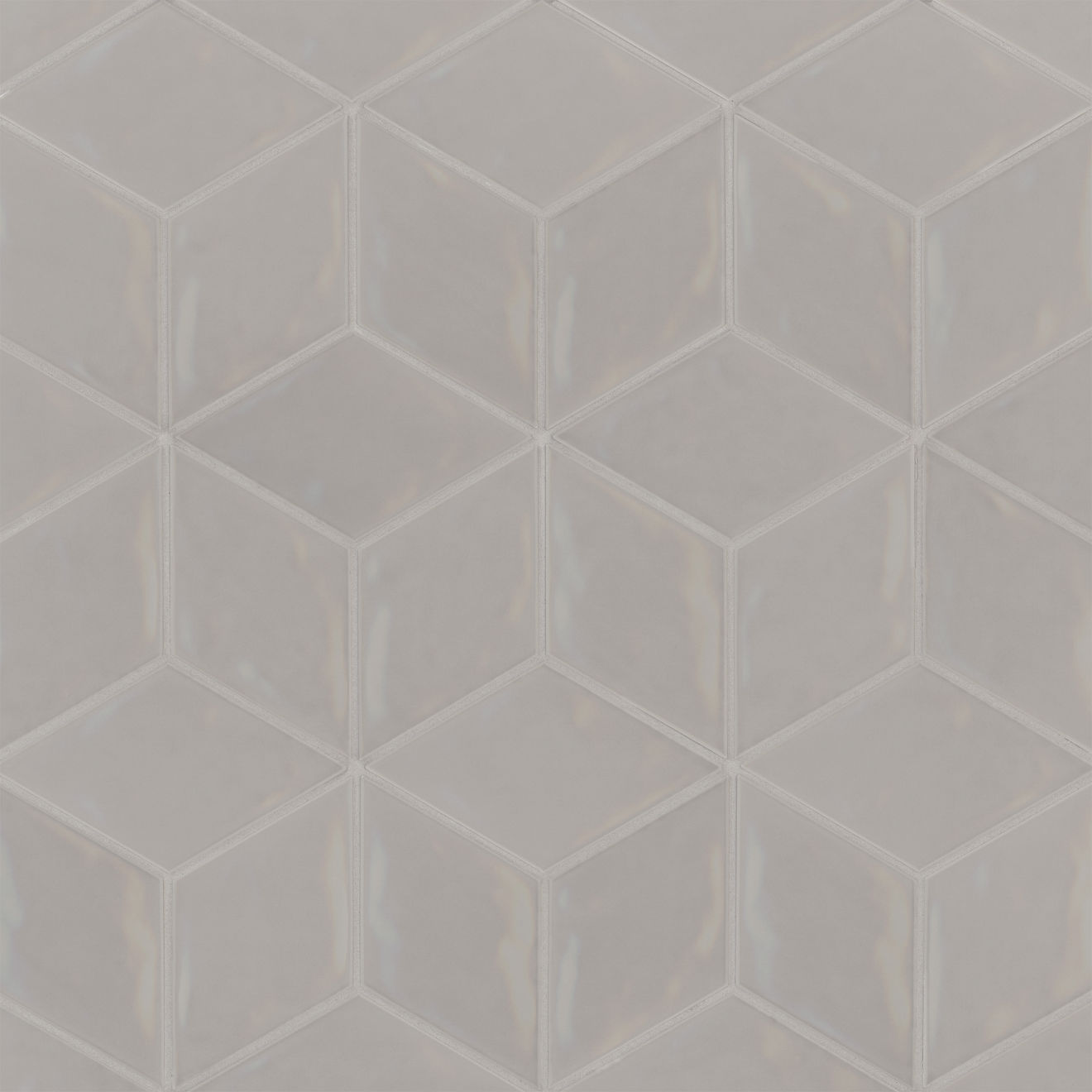 Sorrento 4" x 6.625" Rhombus Ceramic Wall Tile in Fiore