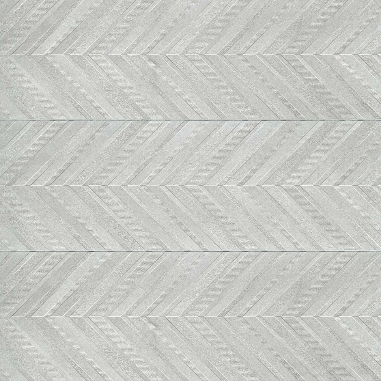 Textuality 16" x 47" Wall Tile in Grey