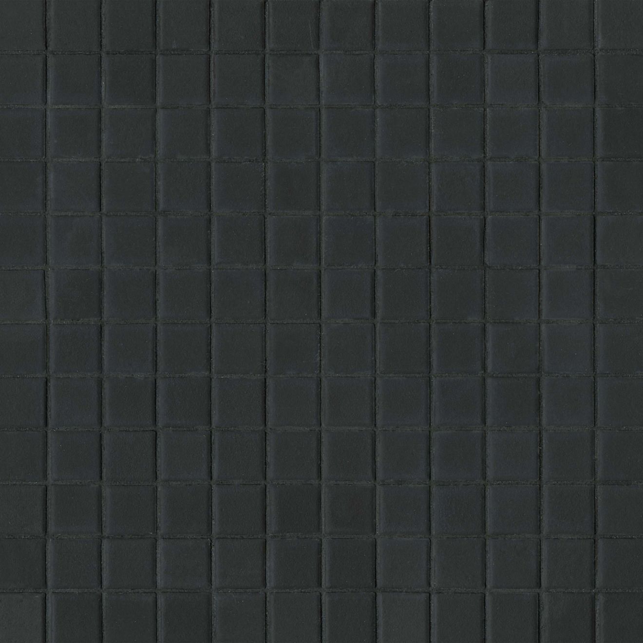 True 1" x 1" Floor & Wall Mosaic in Black