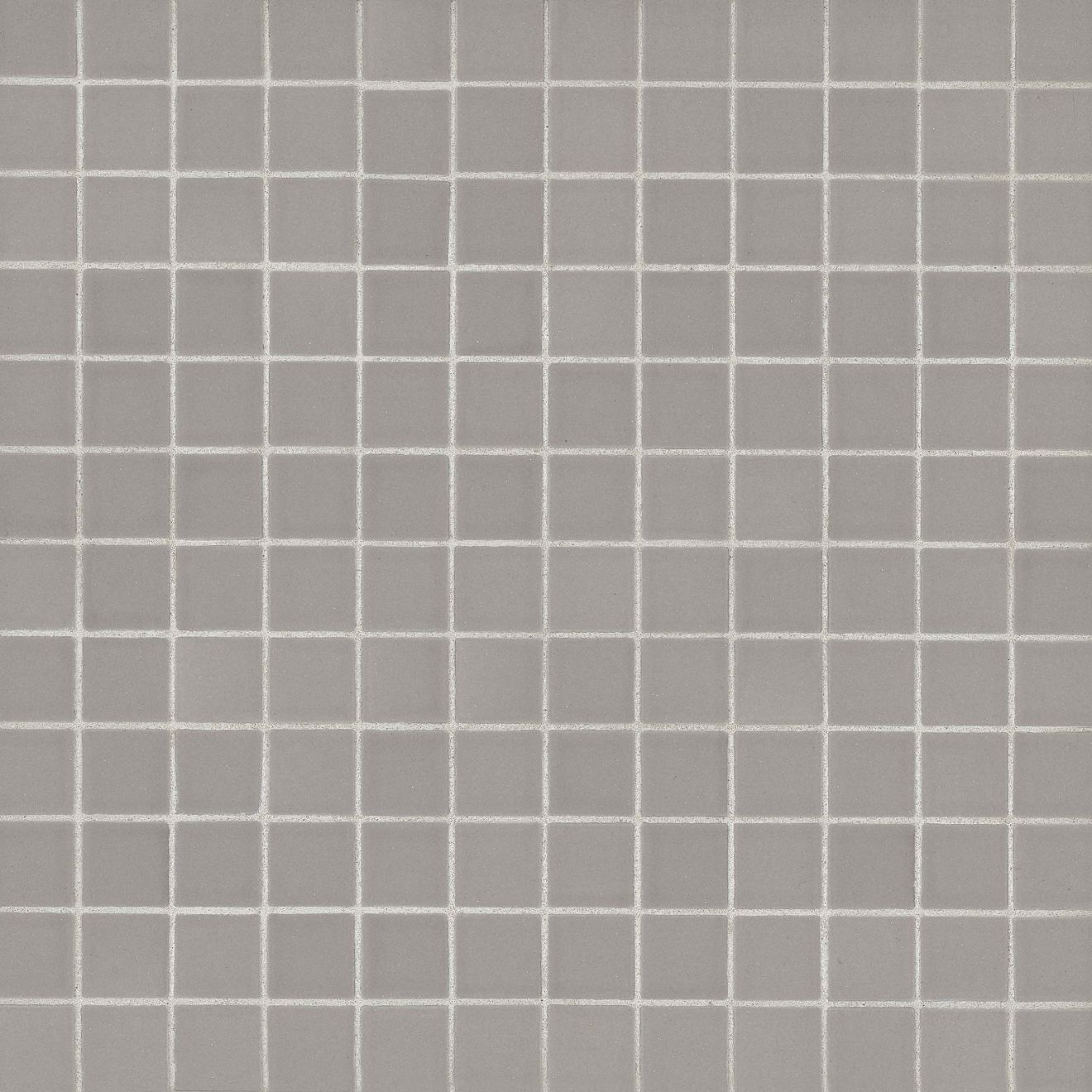 True 1" x 1" Floor & Wall Mosaic in Grey