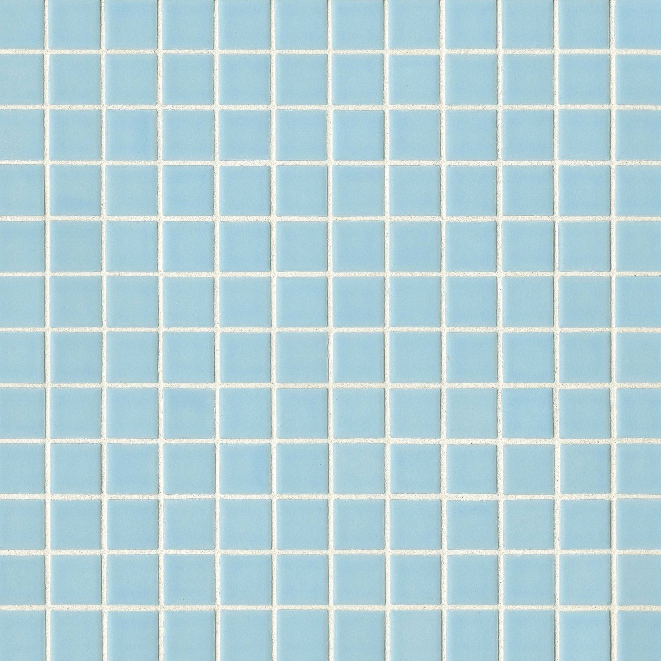 True 1" x 1" Floor & Wall Mosaic in Sky