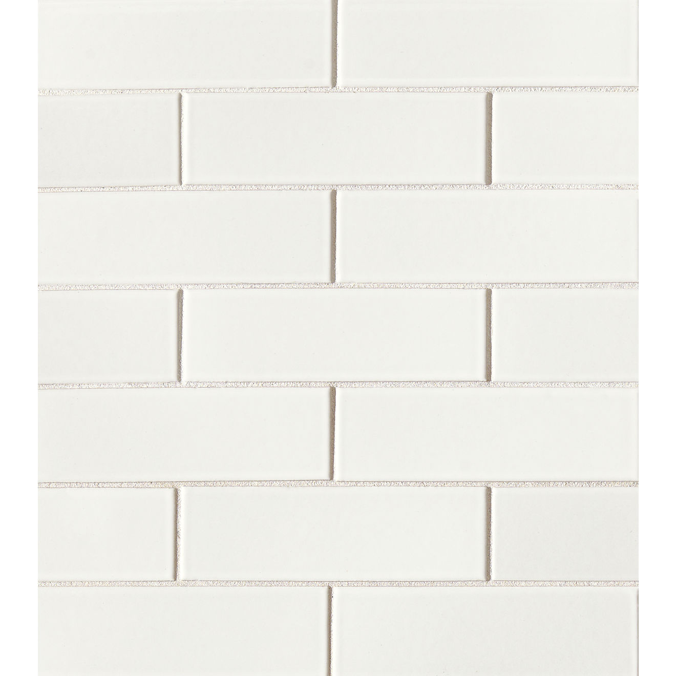 Zenia 2" x 6" Porcelain Floor and Wall Mosaic in Milky Way