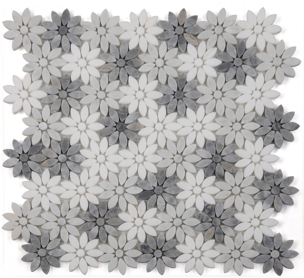 Daisy Wild Grey 12.5 X 13