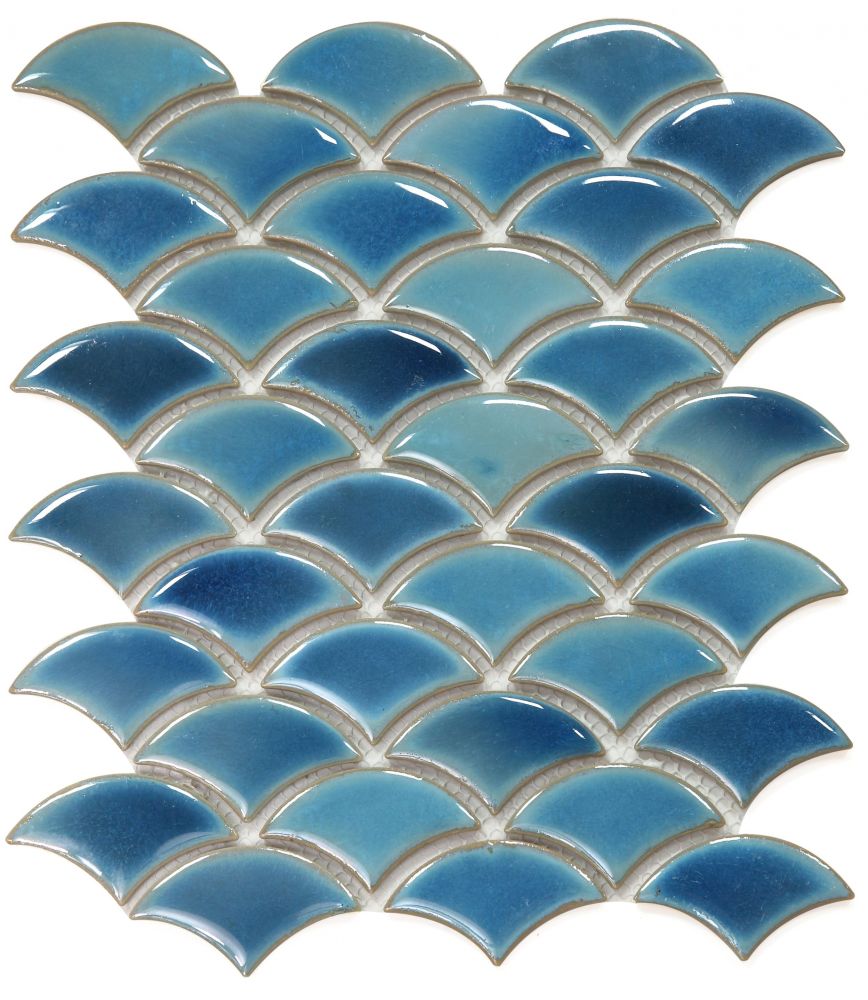 Dragon Scale Navy 9.75 X 12