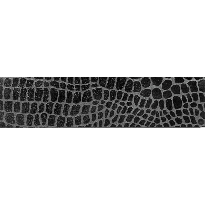 Etched Alligator Black 3 X 12