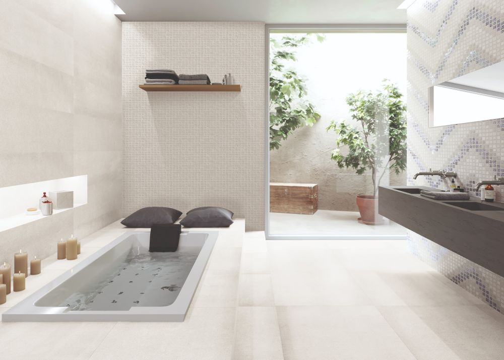 Elevation White Floor 24 X 24