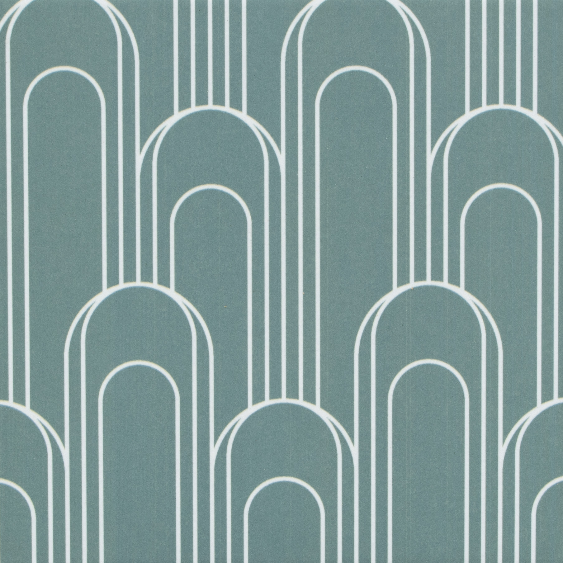 Epoque Oval Green/White