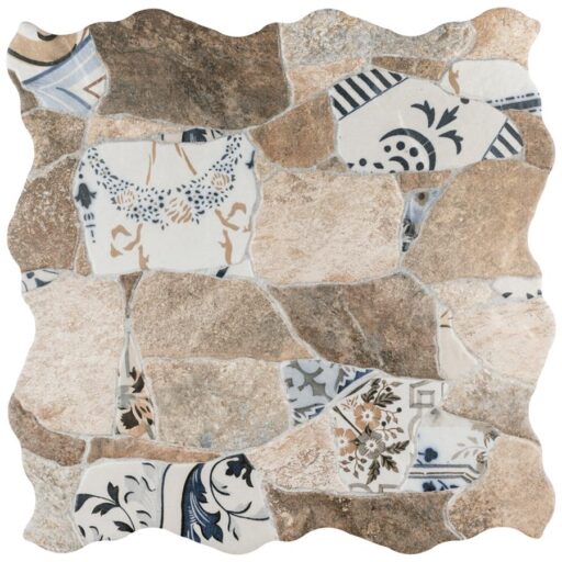 Quito Marron 16-7/8" x 16-7/8" Ceramic F/W Tile