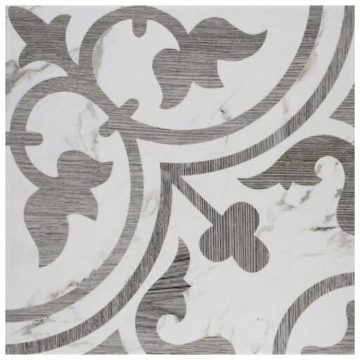 Amazon Arte Loire Silver Smoke 9-3/4"x9-3/4" Porc F/W Tile