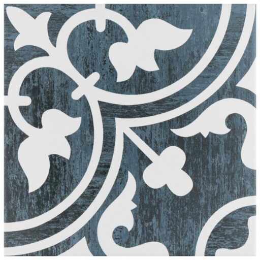 Cassis Arte Black Night 9-3/4" x 9-3/4" Porcelain F/W Tile