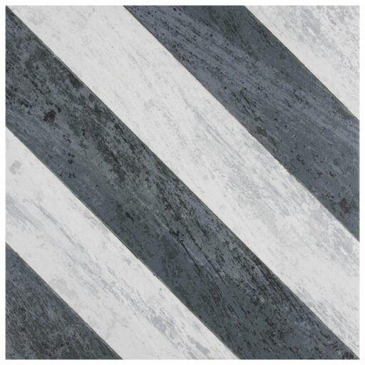 Cassis Sete Black 9-3/4" x 9-3/4" Porcelain F/W Tile