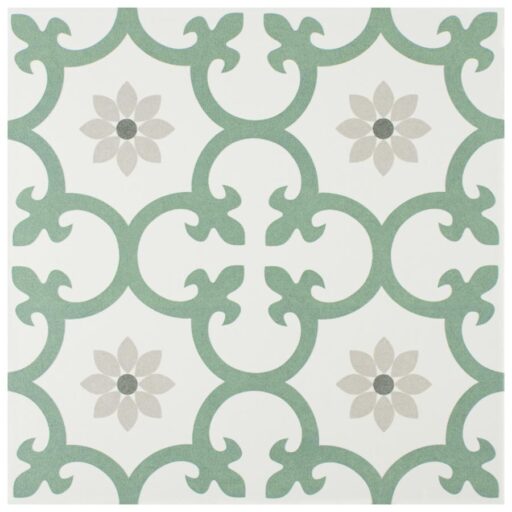 Daria Kale 9-3/4"x9-3/4" Porcelain F/W Tile