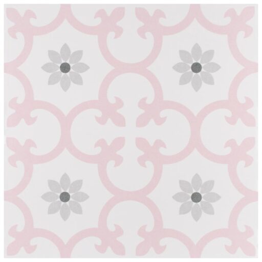 Daria Rose 9-3/4"x9-3/4" Porcelain F/W Tile