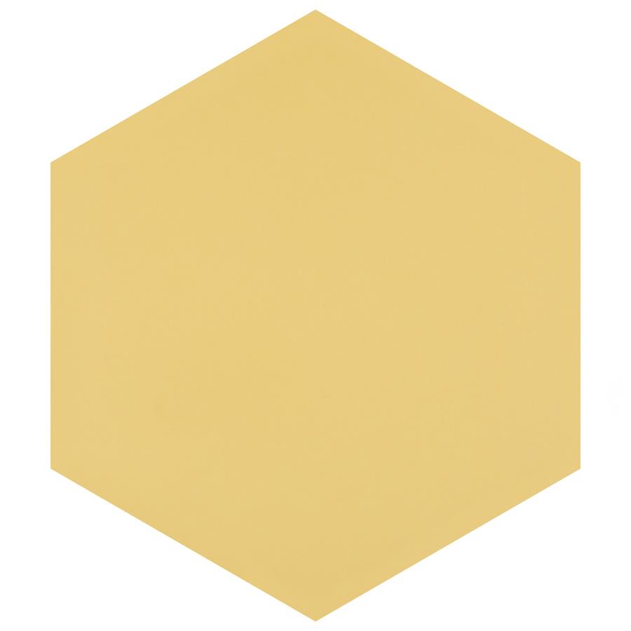 Textile Basic Hex Dandelion 8-5/8"x9-7/8" Porcelain F/W Tile