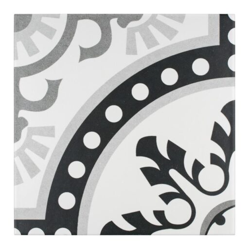 Duart Grey 9-3/4"x9-3/4" Porcelain F/W Tile
