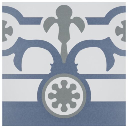 Hidraulico Ducados Cenefa 9-3/4"x9-3/4" Porcelain F/W Tile