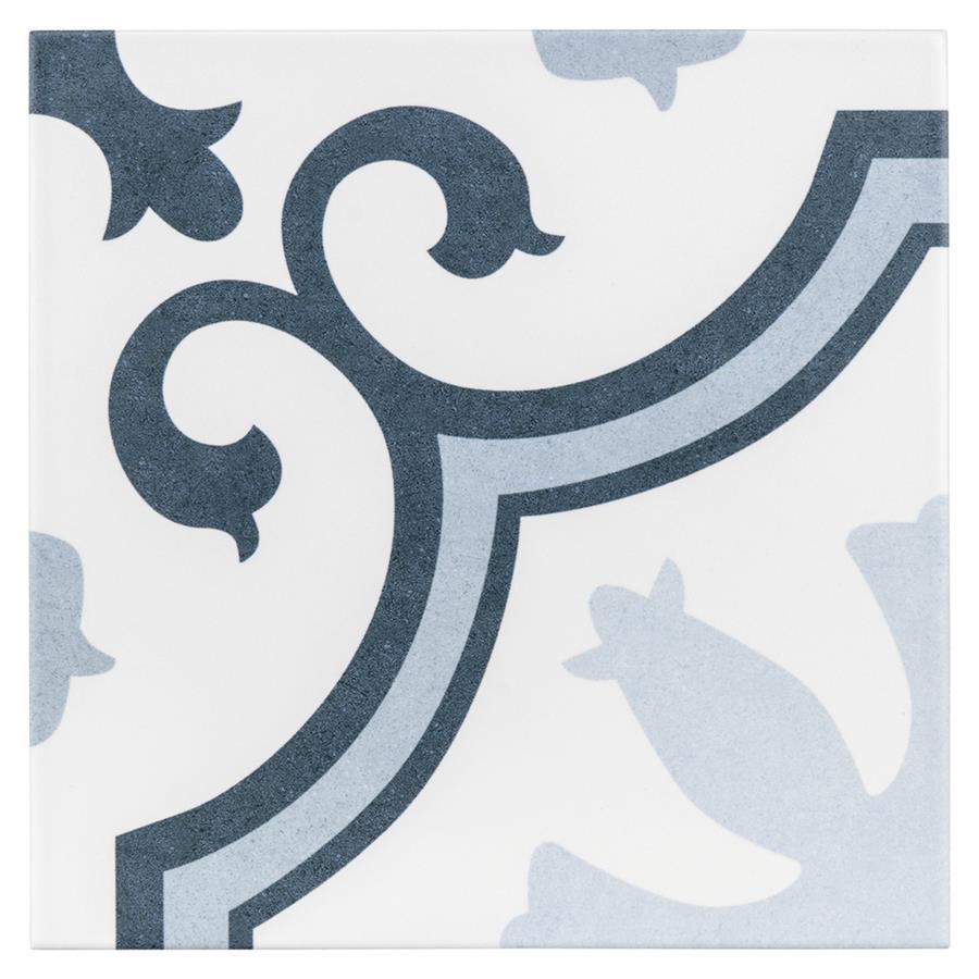 Lacour Arctic 9-3/4" x 9-3/4" Porc F/W Tile