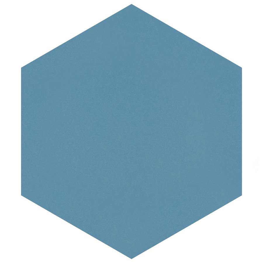 Textile Basic Hex Niagara 8-5/8"x9-7/8" Porcelain F/W Tile