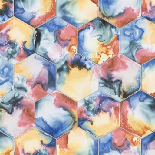 Raktion Decor Hex 8-5/8"x9-7/8" Porcelain F/W Tile