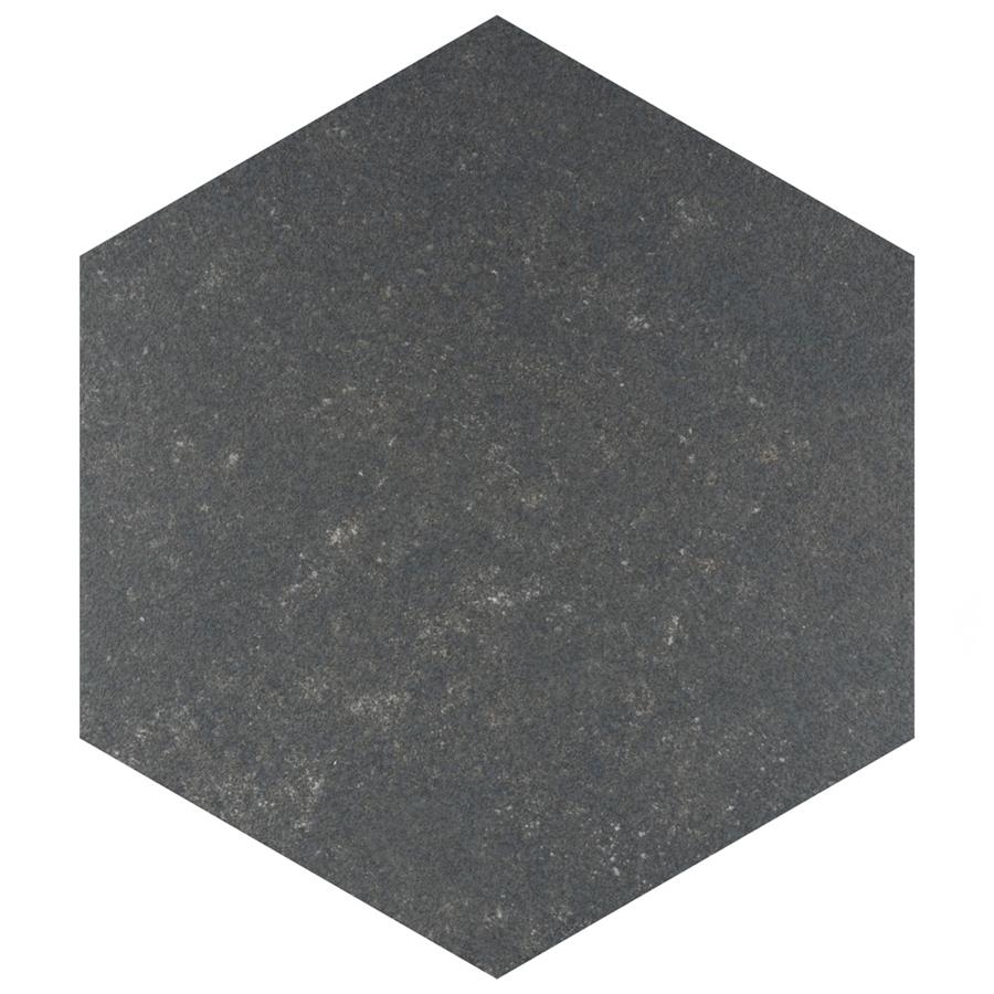 Traffic Hex Dark 8-5/8"x9-7/8" Porcelain F/W Tile