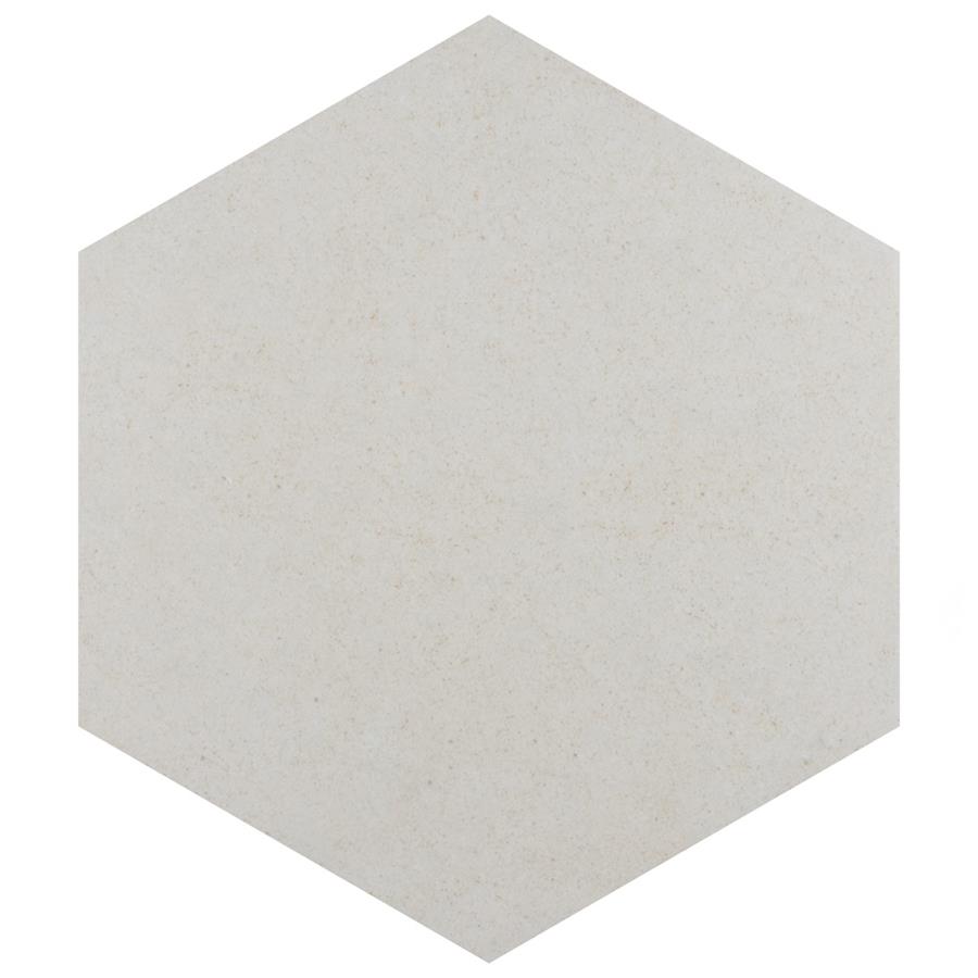 Vintage Hex Blanco 8-5/8"x9-7/8" Porcelain F/W Tile