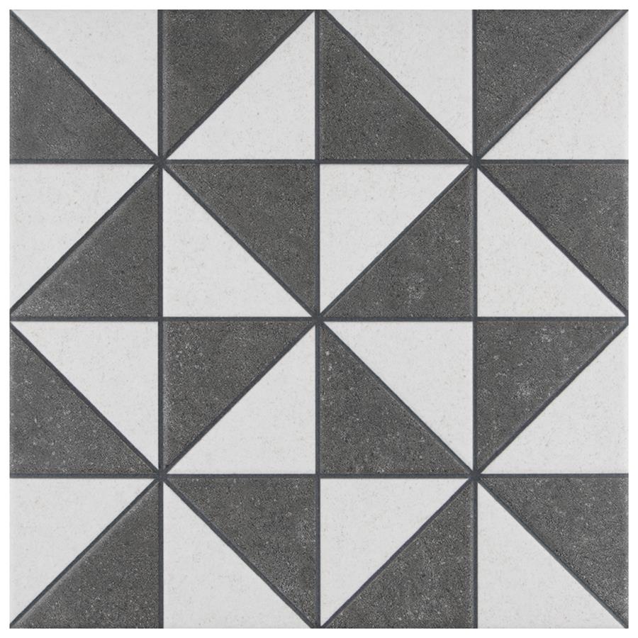 Vintage Oxford 9-3/4"x9-3/4" Porcelain F/W Tile