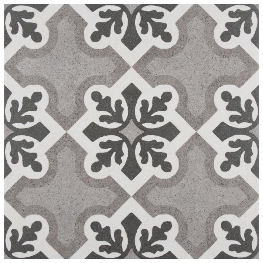 Vintage Ruzafa 9-3/4"x9-3/4" Porcelain F/W Tile