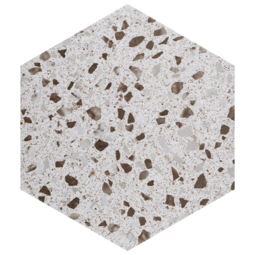 Venice Hex XT White 8-5/8"x9-7/8" Porcelain F/W Tile