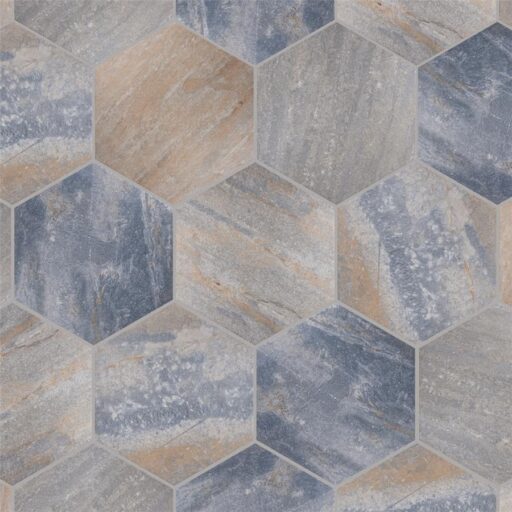 Pompeya Grand Hex 19"x22" Porcelain F/W Tile