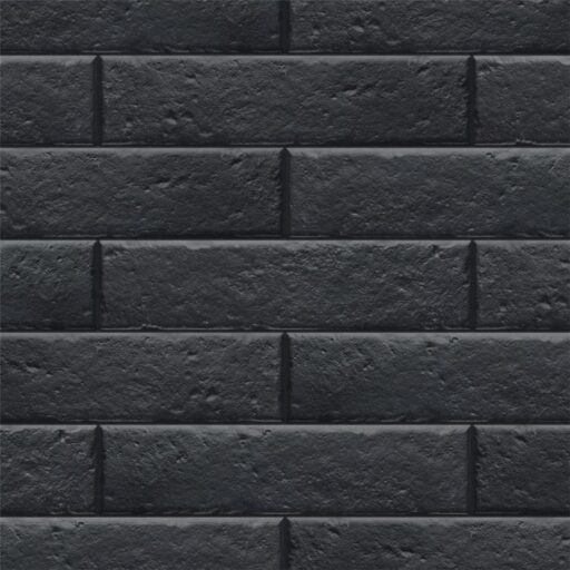 Brooklin Brick Black 2-3/8" x 9-1/2" Porcelain FW Tile