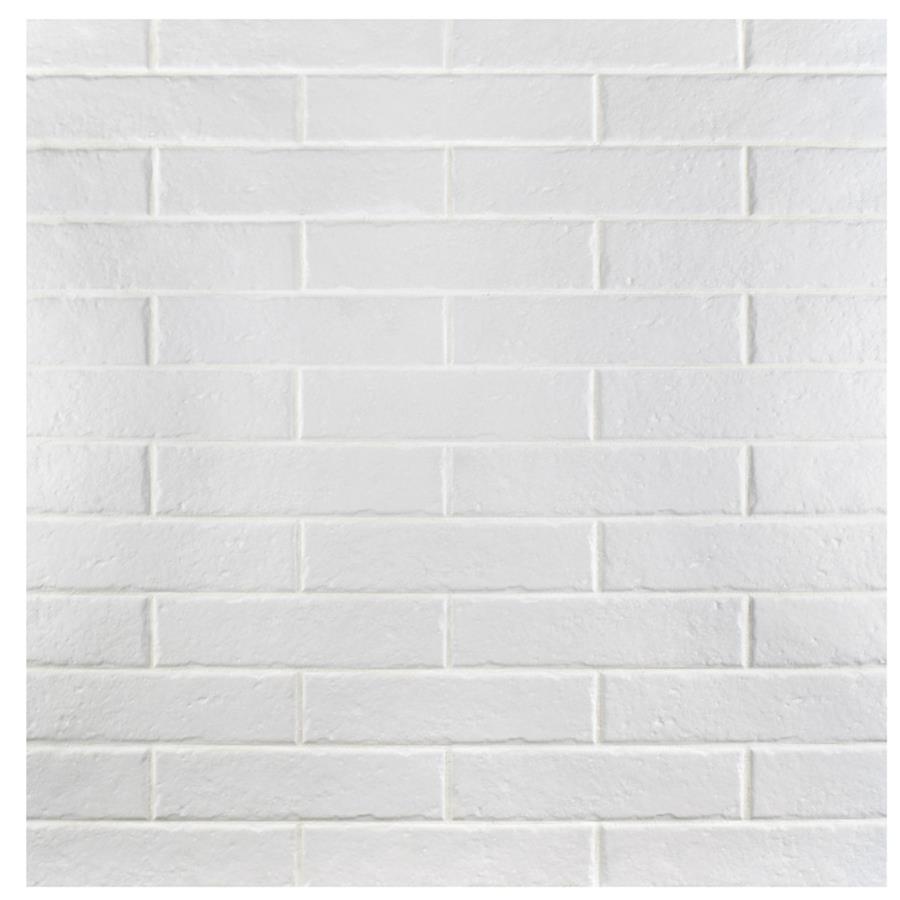 Brooklin Brick White 2-3/8"x9-1/2" Porcelain F/W Tile